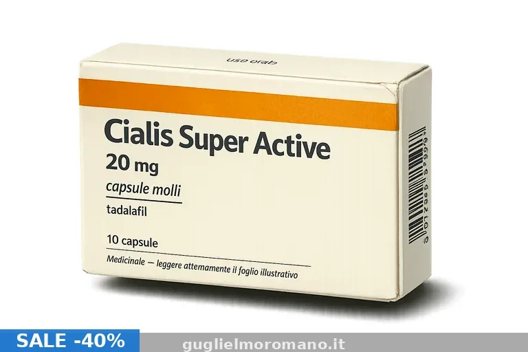 Dove comprare Cialis Super Active originale in Italia senza prescrizione medica