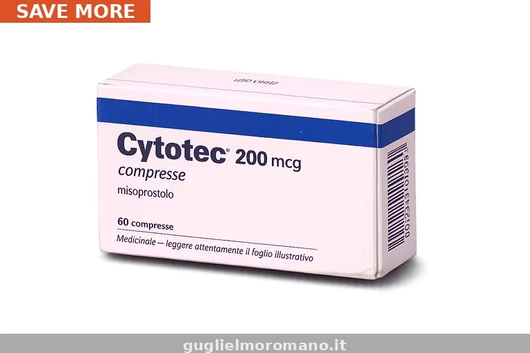 Comprare Cytotec 200mcg online · guida e prezzi