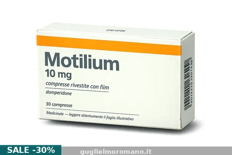 Motilium 10mg miglior prezzo online - senza prescrizione medica